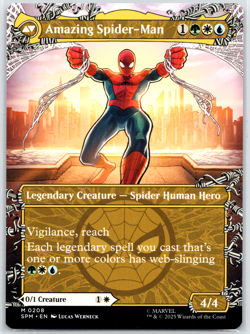 Marvel Spiderman Peter Parker / Amazing Spider-Man 208 Mythic MTG - Image 3