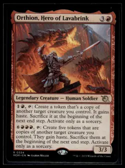 Orthion, Hero of Lavabrink R March of the Machine 334 NM - Image 1