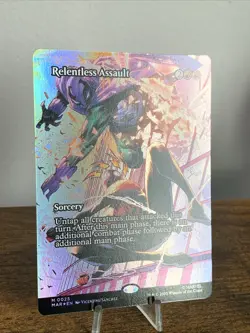 Magic the Gathering- Spider-Man- Relentless Assault (Borderless Foil) - Image 2