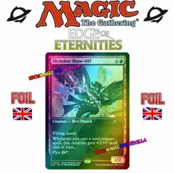 MTG Slickshot Show-Off PROMO FOIL-Store Champ. EDGE OF ETERNITIES ENGLISH NM - Image 1