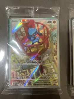 SEALED Pokemon Center Stamped Riolu And Alakazam Promo From Mega Evolutions Set - Image 2