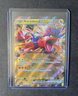Pokemon Sv05: Temporal Forces Koraidon EX Card 120/162 Near Mint Condition - Image 1