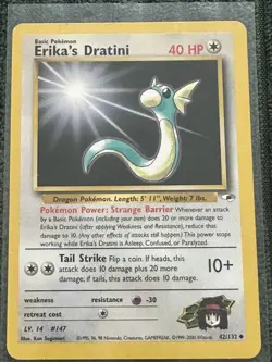 Pokemon Gym Heroes Erika's Dratini 42/132 - Image 1