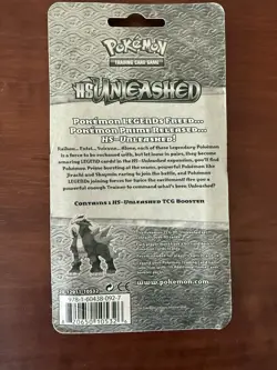 Pokemon TCG HS Unleashed Sealed Cardboard Blister Booster Pack 820650105326 - Image 2