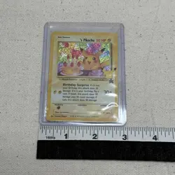 ___'s Pikachu Birthday 24/53 Celebrations Classic Collection Holofoil Pokemon - Image 3