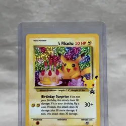 ___'s Pikachu Birthday 24/53 Celebrations Classic Collection Holofoil Pokemon - Image 5