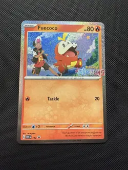 Pokemon Fuecoco SVP 192 Black Star Promo Horizons Stamped NM - Image 1