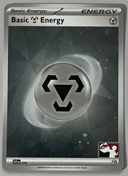 Pokemon Prize Pack Series Basic Energy Metal HoloFoil #16 - Image 1