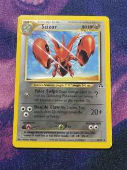 Scizor (29) 29/75 - Neo Discovery - Rare - Pokemon TCG - LP - Image 1