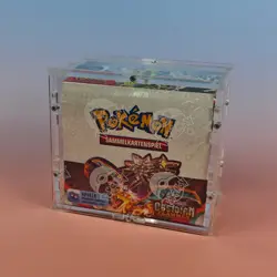 POKEMON LOT KARMESIN & PURPUR OBSIDIAN FLAMMEN DISPLAY 2023 GERMAN OVP SEALED - Image 1