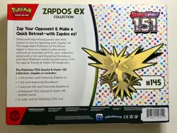 Pokemon Scarlet And Violet 151 Zapdos EX Collection Box - New Factory Sealed - Image 4