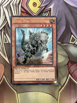 DUSA-EN066 Fossil Dyna Pachycephalo Ultra Rare 1st Edition NM Yugioh - Image 1