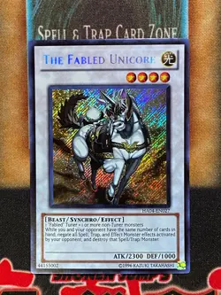 Yugioh The Fabled Unicore HA04-EN027 Secret Rare NM - Image 1