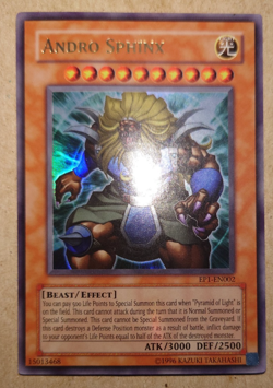 ANDRO SPHINX EP1-EN002 ULTRA RARE UNL ED YuGiOh - Image 1