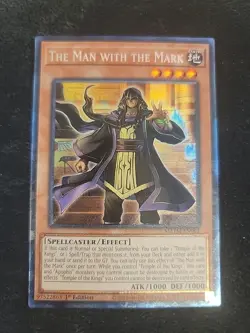 The Man with the Mark MZTM-EN001 Yugioh Maze of the Master Collector's Rare 1st - Image 1