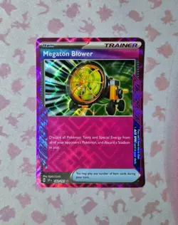 Pokemon TCG Megaton Blower Ace Spec Surging Sparks Card 182/191 - Image 1