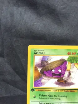 Pokemon Cards: Team Rocket 1st Edition Common: Grimer 57/82 - Image 2