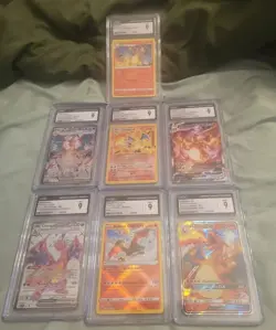 🔥 Charizard Lot - 9 Graded Cards PSA/CGC 9 (& 6.5) | Vintage, GX, Radiant, VMAX - Image 1