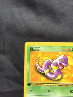 Pokemon Cards: Team Rocket 1st Edition Common: Ekans 56/82 - Image 2