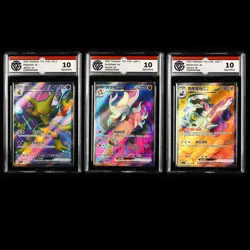 CCG GemMint 10 Nintendo Pokemon TCG CHN. card 3pcs - Image 1