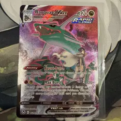 Pokemon TCG Rayquaza VMAX Ultra Rare Holo Card TG20/TG30 NM - Image 1
