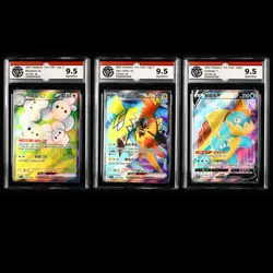 CCG GemMint 9.5 Nintendo Pokemon TCG CHN. card 3pcs - Image 1