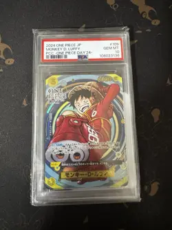 Luffy OP07-109 ONE PIECE Day 24 Premium Card Collection Promo Japanese PSA 10 - Image 1