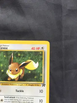 Pokemon Cards: Team Rocket 1st Edition Common: Eevee 55/82 - Image 3