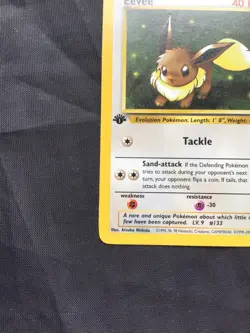 Pokemon Cards: Team Rocket 1st Edition Common: Eevee 55/82 - Image 5
