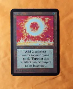 SOL RING - MtG ALPHA - Magic the Gathering card HP - Image 1