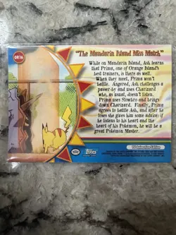 Topps Pokemon Tv Animation Series Orange Island Mandarin Island Miss Match Card - Image 2