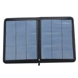 Premium 360 Pockets Black Zippered Playing Card Binder - Sturdy Trading Album... - Image 2