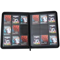 Premium 360 Pockets Black Zippered Playing Card Binder - Sturdy Trading Album... - Image 3