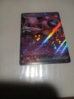Pokemon TCG Team Rockets Mewtwo EX Double Rare Card 081/182 Destined Rivals - Image 2