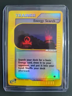 Energy Search 153/165 Reverse Holo Trainer - Expedition Base Set - Pokemon Card - Image 1
