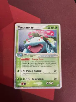 Venusaur ex 112/112 Holo Rare EX Fire Red & Leaf Green LP Pokemon Card - Image 1