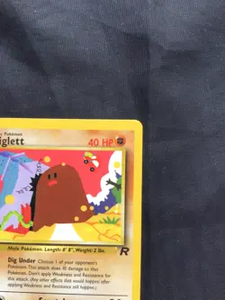 Pokemon Cards: Team Rocket 1st Edition Common: Diglett 52/82 - Image 3