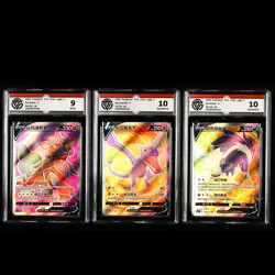 CCG 10/10/9 Nintendo Pokemon TCG CHN. card 3pcs - Image 1