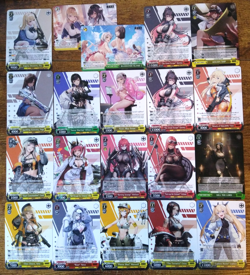 Nikke 20 Waifu Card Lot - Weiss Schwarz Sexy Hot Anime Girls Cards Tia Quency - Image 1