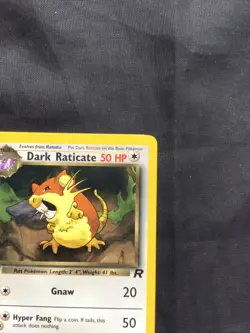 Pokemon Cards: Team Rocket 1st Edition Common: Dark Raticate 50/82 - Image 3