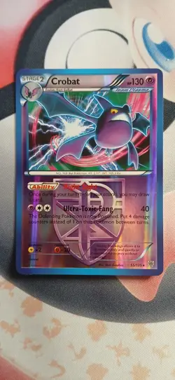 CROBAT 55/135 PLASMA STORM POKEMON TCG CARD ENGLISH REVERSE HOLO 2012 MP - Image 1