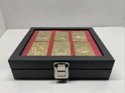 Pokemon 23k Gold Plated 1999 Burger King Complete Set Of 6 Card With Custom Case - Image 2