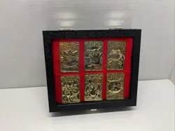 Pokemon 23k Gold Plated 1999 Burger King Complete Set Of 6 Card With Custom Case - Image 3