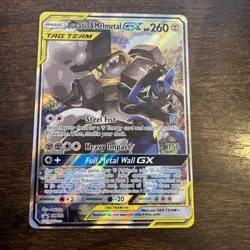 Pokemon TCG Lucario Melmetal GX Sun Moon SM192 Promo Card - Image 2