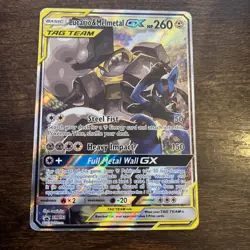 Pokemon TCG Lucario Melmetal GX Sun Moon SM192 Promo Card - Image 4