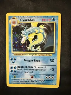 Gyarados Holo - Base Set - 6/102 - Vintage WOTC Pokemon Card - LP Condition - Image 1