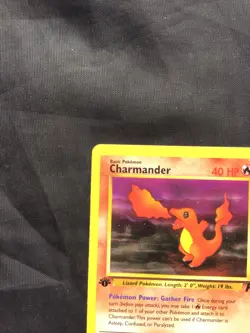Pokemon Cards: Team Rocket 1st Edition Common: Charmander 50/82 - Image 2