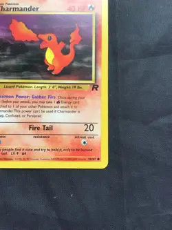 Pokemon Cards: Team Rocket 1st Edition Common: Charmander 50/82 - Image 4