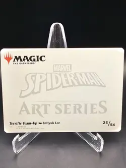 Terrific Team-Up Art Card Marvel's Spider-Man NM MTG FAST SHIP - Image 2