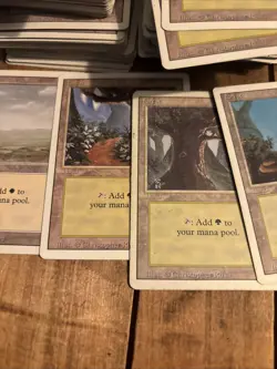 1000 + Revised Basic Lands! Magic The Gathering Vintage Cards! - Image 3